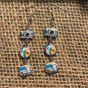 NWT Handmade Travel Earrings
